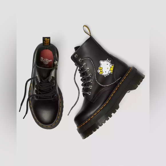 Dr. Martens Hello Kitty Jadon Leather Boots - Picture 4 of 14
